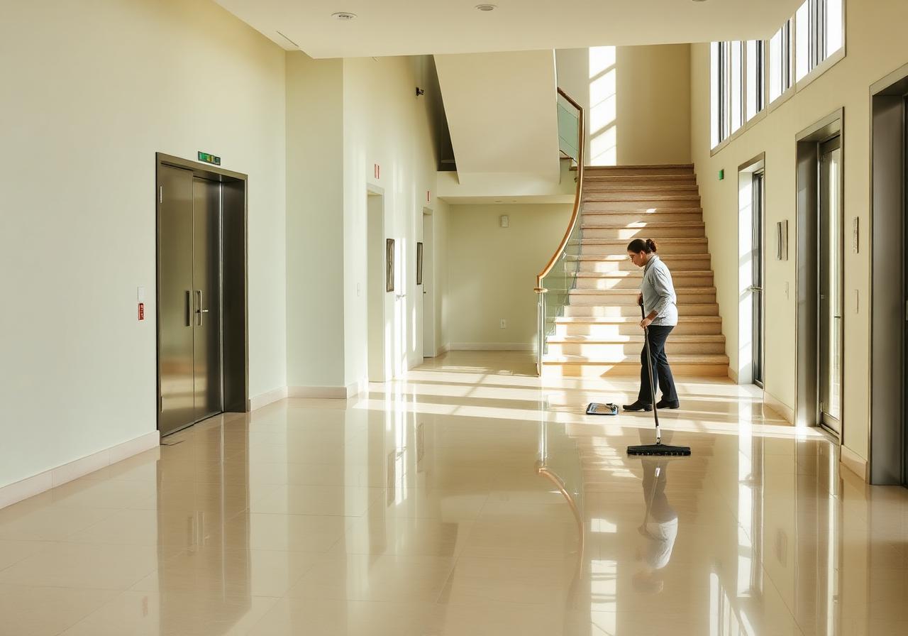 Communal area cleaning